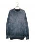 DIESEL Black Gold（ディーゼル ブラック ゴールド）の古着「ムラ染めニット」｜グレー