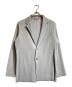 HOMME PLISSE ISSEY MIYAKE（オムプリッセ イッセイ ミヤケ）の古着「プリーツテーラードジャケット」｜グレー