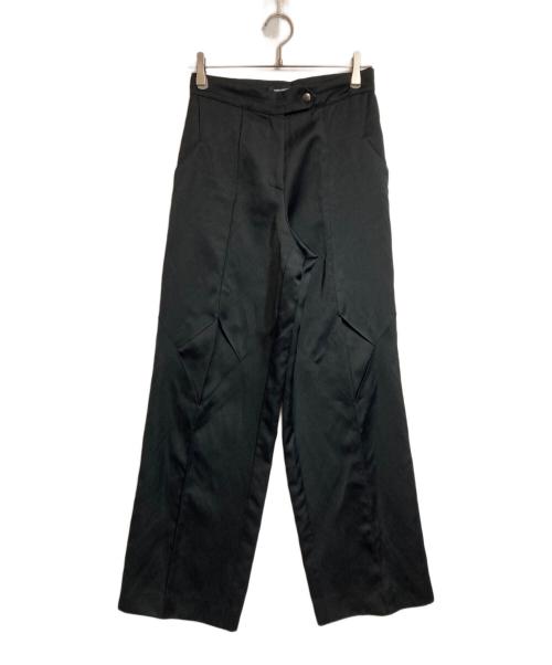 KIKO KOSTADINOV（キコ・コスタディノフ）Kiko Kostadinov (キコ・コスタディノフ) Darted Diamond Trousers ブラック サイズ:36の古着・服飾アイテム