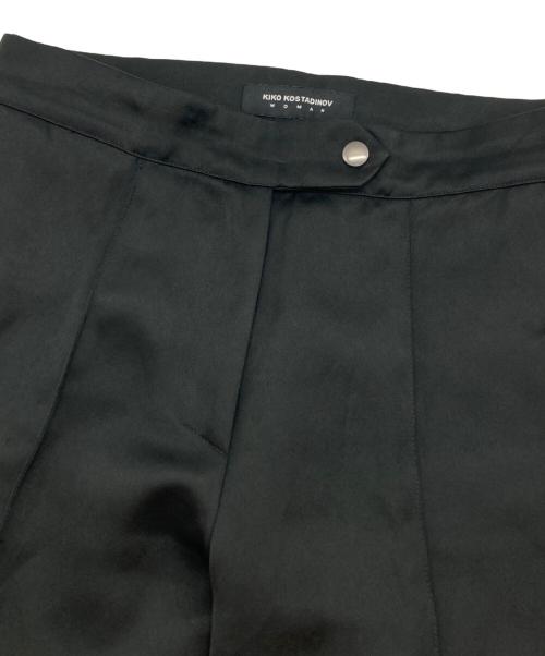 KIKO KOSTADINOV（キコ・コスタディノフ）Kiko Kostadinov (キコ・コスタディノフ) Darted Diamond Trousers ブラック サイズ:36の古着・服飾アイテム