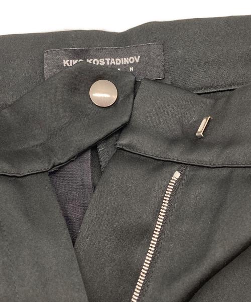 KIKO KOSTADINOV（キコ・コスタディノフ）Kiko Kostadinov (キコ・コスタディノフ) Darted Diamond Trousers ブラック サイズ:36の古着・服飾アイテム