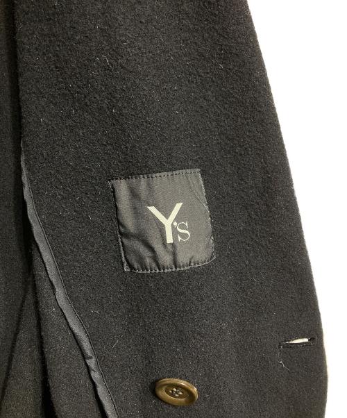 Y's（ワイズ）Y's (ワイズ) ウールフランネルドルマンコート/Wool flannel dolman coat ブラック サイズ:FREEの古着・服飾アイテム