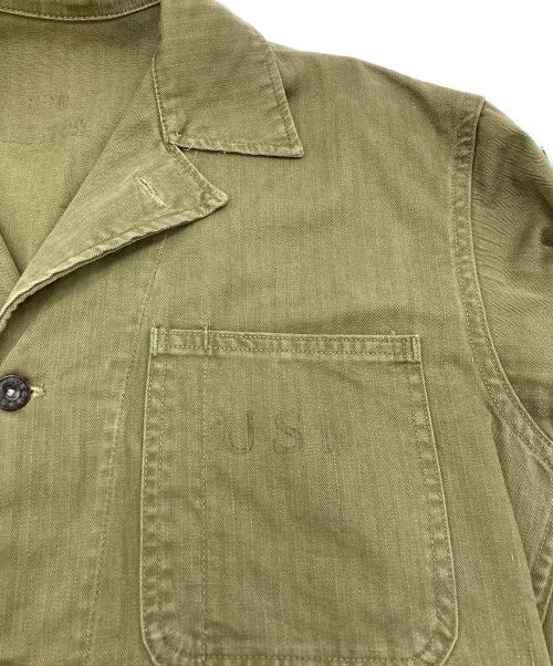 U'S NAVY（ユーエスネイビー）U'S NAVY (ユーエスネイビー) N-3 HBT jacket グリーン サイズ:不明の古着・服飾アイテム