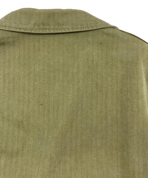 U'S NAVY（ユーエスネイビー）U'S NAVY (ユーエスネイビー) N-3 HBT jacket グリーン サイズ:不明の古着・服飾アイテム