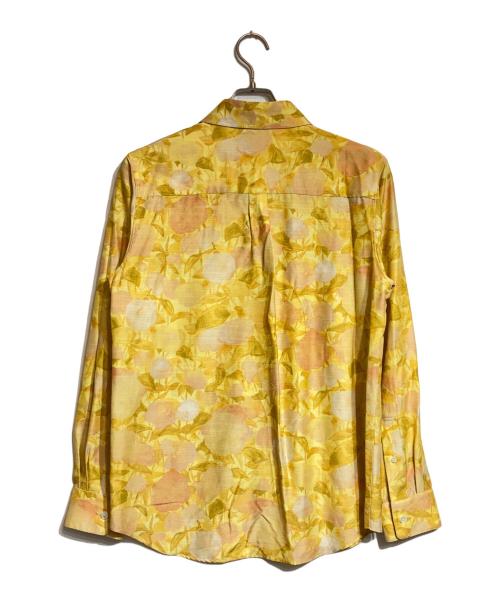 TOGA ARCHIVES（トーガアーカイブス）TOGA ARCHIVES (トーガアーカイブス) 薔薇プリントレーヨンシルクシャツ イエロー サイズ:36の古着・服飾アイテム