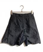 TOGA ARCHIVESトーガアーカイブス）の古着「Jacquard short pants」｜ブラック