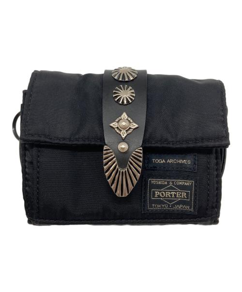TOGA ARCHIVES（トーガアーカイブス）TOGA ARCHIVES (トーガアーカイブス) PORTER (ポーター) SHOULDER WALLET ブラックの古着・服飾アイテム