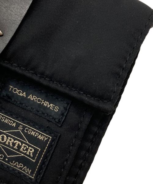 TOGA ARCHIVES（トーガアーカイブス）TOGA ARCHIVES (トーガアーカイブス) PORTER (ポーター) SHOULDER WALLET ブラックの古着・服飾アイテム