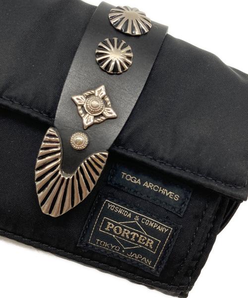 TOGA ARCHIVES（トーガアーカイブス）TOGA ARCHIVES (トーガアーカイブス) PORTER (ポーター) SHOULDER WALLET ブラックの古着・服飾アイテム