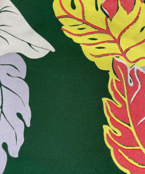 Duke Kahanamoku（デュークカハナモク）Duke Kahanamoku (デュークカハナモク) アロハシャツ グリーン サイズ:Sの古着・服飾アイテム