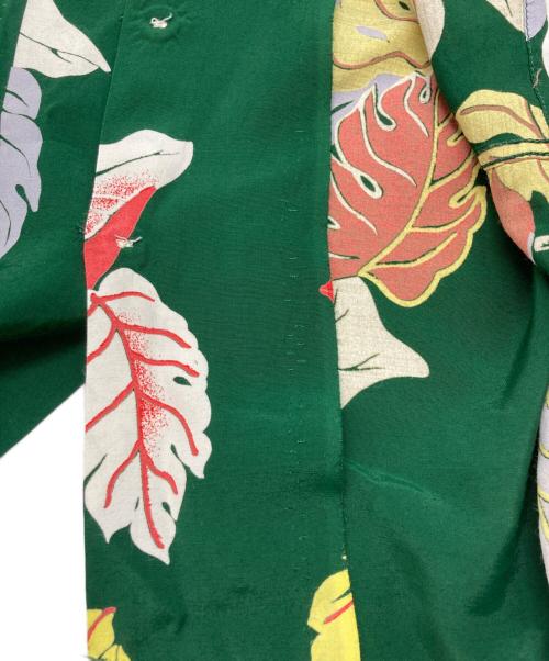 Duke Kahanamoku（デュークカハナモク）Duke Kahanamoku (デュークカハナモク) アロハシャツ グリーン サイズ:Sの古着・服飾アイテム