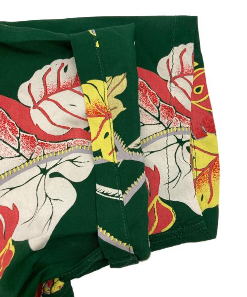 Duke Kahanamoku（デュークカハナモク）Duke Kahanamoku (デュークカハナモク) アロハシャツ グリーン サイズ:Sの古着・服飾アイテム