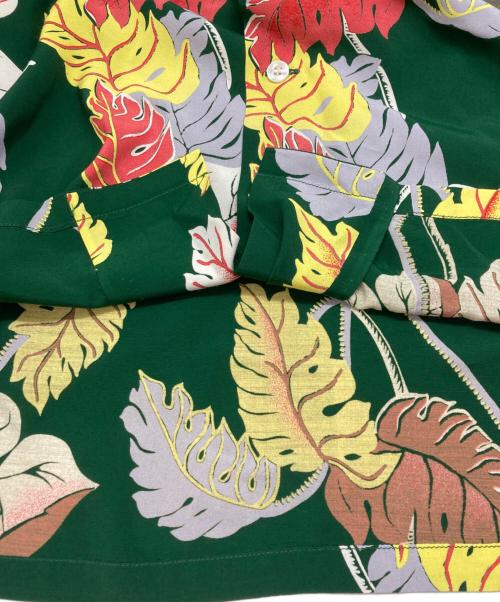 Duke Kahanamoku（デュークカハナモク）Duke Kahanamoku (デュークカハナモク) アロハシャツ グリーン サイズ:Sの古着・服飾アイテム