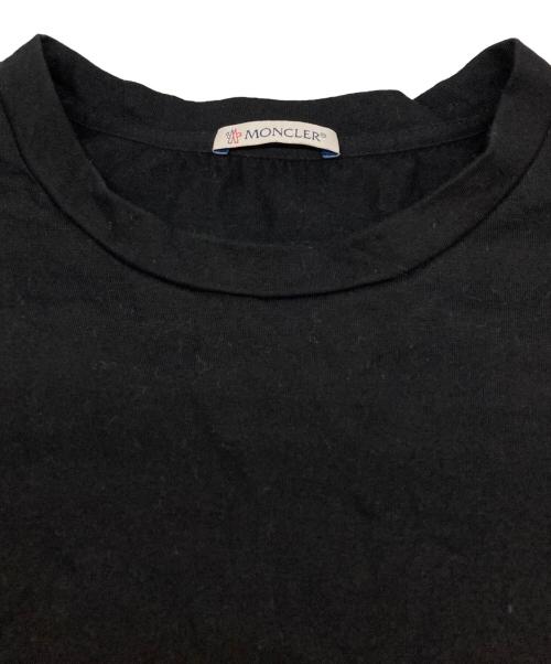 MONCLER（モンクレール）MONCLER (モンクレール) ワッペンTシャツ ブラック サイズ:Lの古着・服飾アイテム