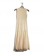 anuansアニュアンス）の古着「ナローシルエットニットワンピース」｜アイボリー