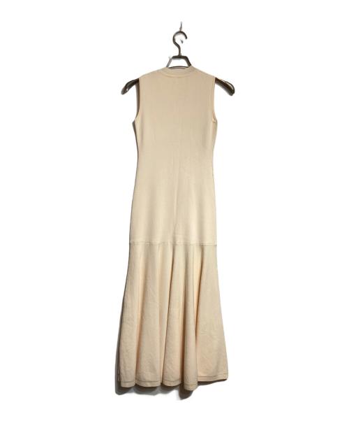 anuans（アニュアンス）anuans (アニュアンス) ナローシルエットニットワンピース アイボリー サイズ:Mの古着・服飾アイテム