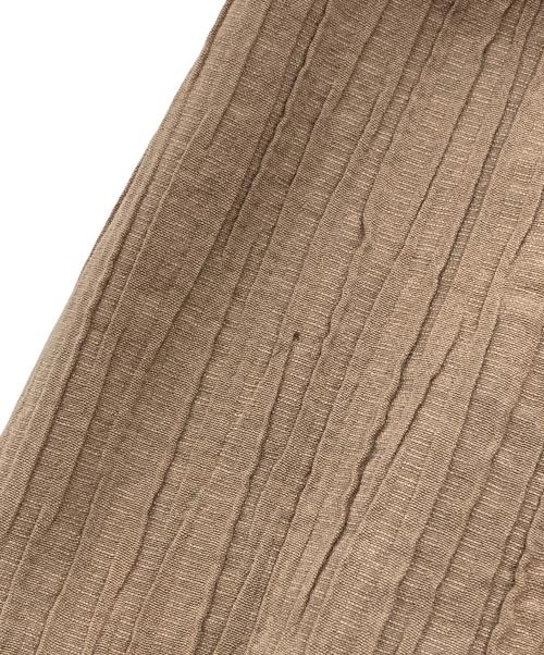 ISSEY MIYAKE WHITE LABEL（イッセイミヤケホワイトレーベル）ISSEY MIYAKE WHITE LABEL (イッセイミヤケホワイトレーベル) シワプリーツジャケット ベージュ サイズ:2の古着・服飾アイテム