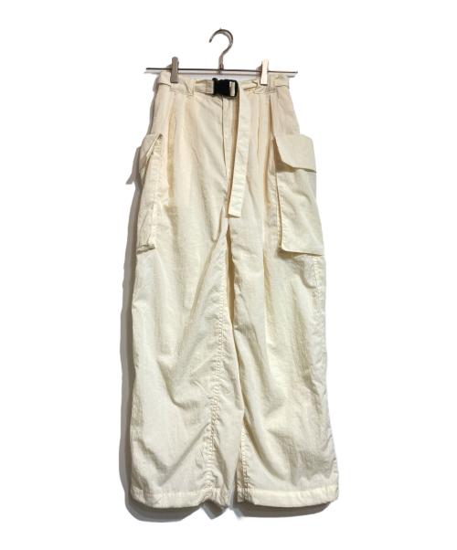 PHEENY（フィーニー）PHEENY (フィーニー) NYLON TAFFETA MILITARY PANTS アイボリー サイズ:1の古着・服飾アイテム