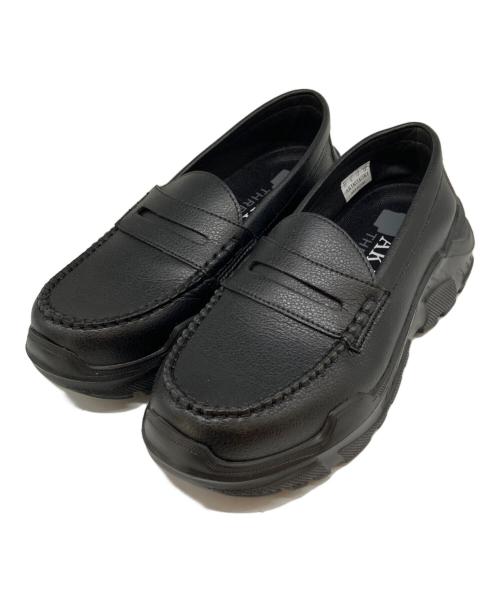 AKIKOAOKI（アキコアオキ）AKIKOAOKI (アキコアオキ) Regulated Gravity ローファー ブラック サイズ:US6の古着・服飾アイテム