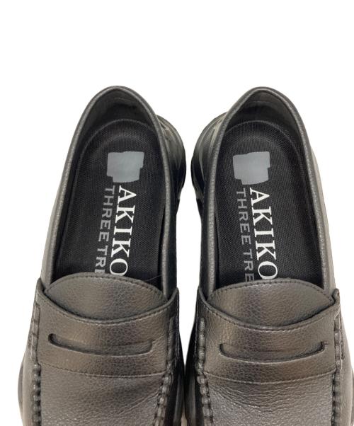 AKIKOAOKI（アキコアオキ）AKIKOAOKI (アキコアオキ) Regulated Gravity ローファー ブラック サイズ:US6の古着・服飾アイテム