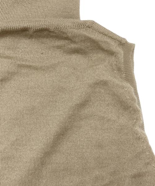 FENDI（フェンディ）FENDI (フェンディ) カシミアシルクノースリーブニット ベージュ サイズ:44の古着・服飾アイテム