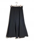 tricot COMME des GARCONSトリココムデギャルソン）の古着「バイアスカットウールギャバジンスカート」｜ブラック