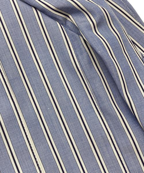 sacai（サカイ）sacai (サカイ) THOMAS MASON (トーマスメイソン) コットンポプリンストライプワンピース ブルー サイズ:2の古着・服飾アイテム