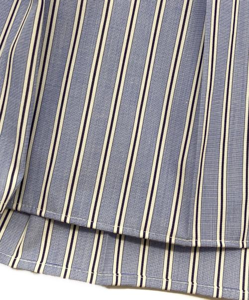 sacai（サカイ）sacai (サカイ) THOMAS MASON (トーマスメイソン) コットンポプリンストライプワンピース ブルー サイズ:2の古着・服飾アイテム