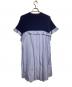 sacai (サカイ) THOMAS MASON (トーマスメイソン) コットンポプリンストライプワンピース ブルー サイズ:2：26000円