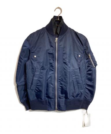 中古・古着通販】sacai (サカイ) ドッキングMA-1ジャケット ネイビー