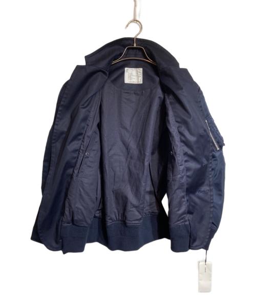 sacai（サカイ）sacai (サカイ) ドッキングMA-1ジャケット ネイビー サイズ:1の古着・服飾アイテム