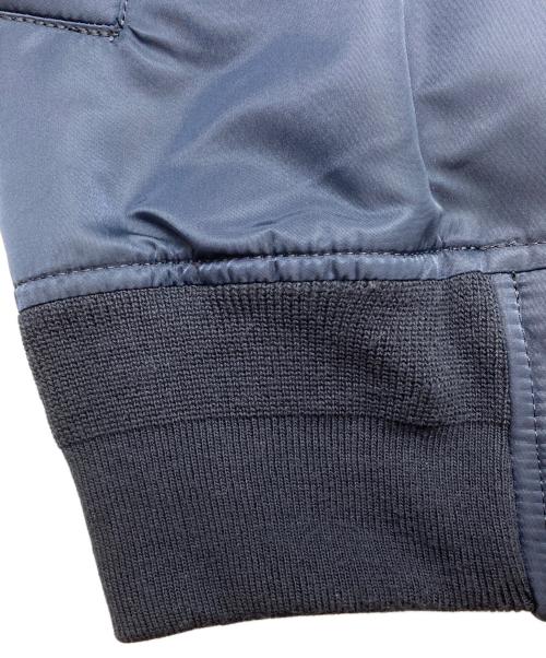 sacai（サカイ）sacai (サカイ) ドッキングMA-1ジャケット ネイビー サイズ:1の古着・服飾アイテム