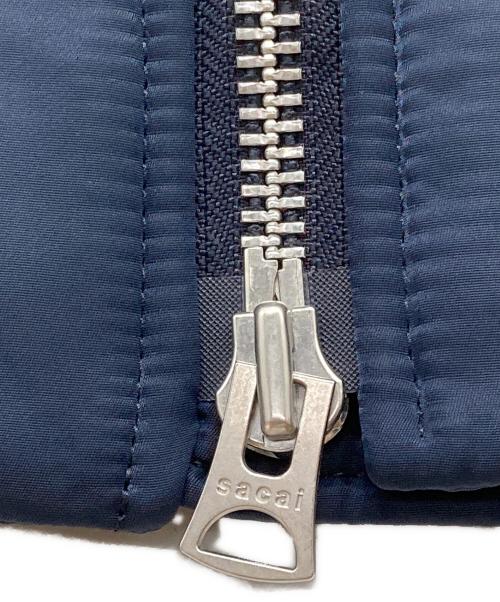 sacai（サカイ）sacai (サカイ) ドッキングMA-1ジャケット ネイビー サイズ:1の古着・服飾アイテム