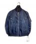 sacai（サカイ）の古着「ドッキングMA-1ジャケット」｜ネイビー