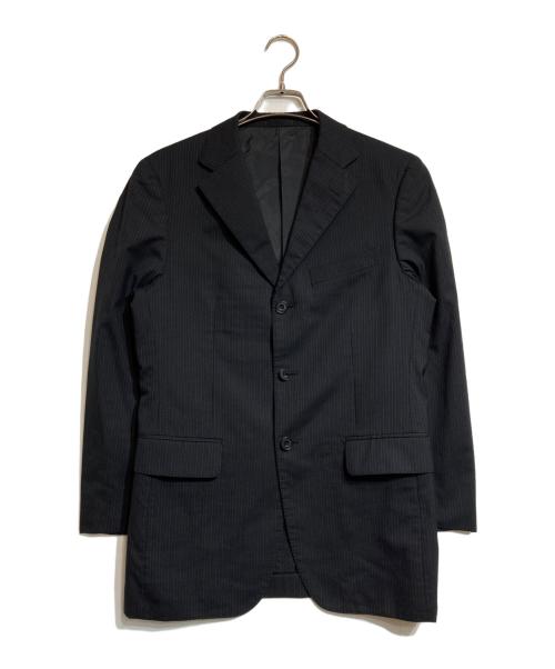 BURBERRY BLACK LABEL（バーバリーブラックレーベル）BURBERRY BLACK LABEL (バーバリーブラックレーベル) ストライプスーツ ブラック サイズ:38の古着・服飾アイテム