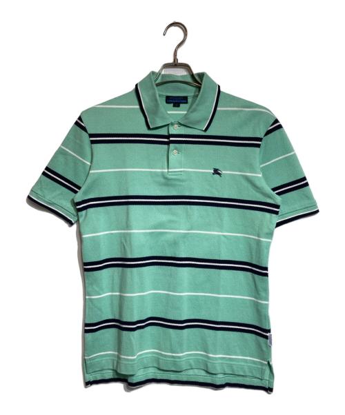BURBERRY BLUE LABEL（バーバリーロンドンブルーレーベル）BURBERRY BLUE LABEL (バーバリーロンドンブルーレーベル) ポロシャツ グリーン サイズ:Ｍの古着・服飾アイテム