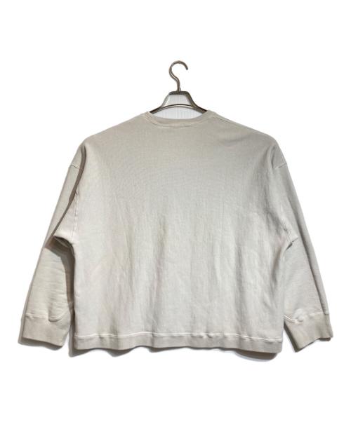 ATON（エイトン）ATON (エイトン) NATURAL DYE URAKE OVERSIZED SWEAT グレー サイズ:04の古着・服飾アイテム