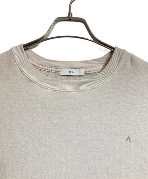 ATON（エイトン）ATON (エイトン) NATURAL DYE URAKE OVERSIZED SWEAT グレー サイズ:04の古着・服飾アイテム