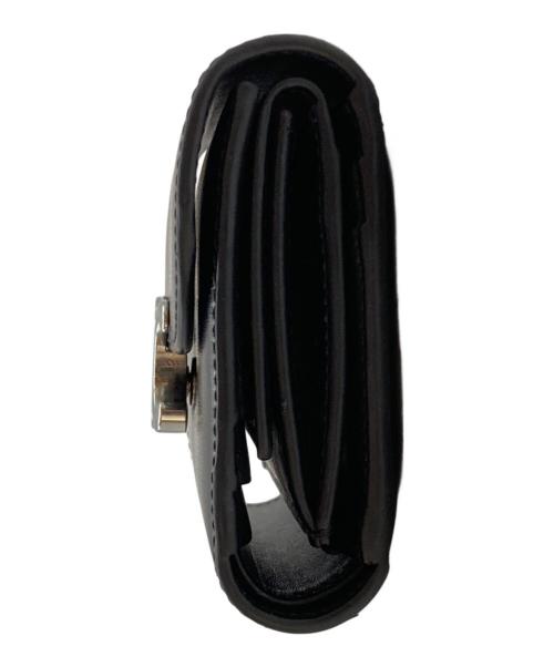 CELINE（セリーヌ）CELINE (セリーヌ) スモール フラップウォレット ブラックの古着・服飾アイテム