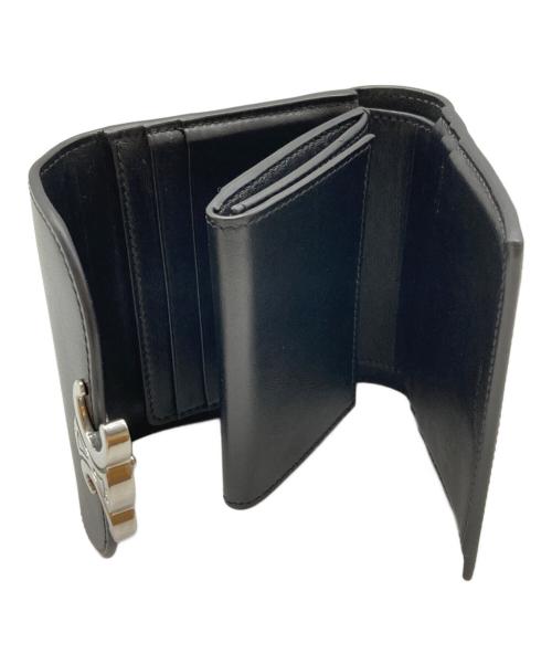 CELINE（セリーヌ）CELINE (セリーヌ) スモール フラップウォレット ブラックの古着・服飾アイテム