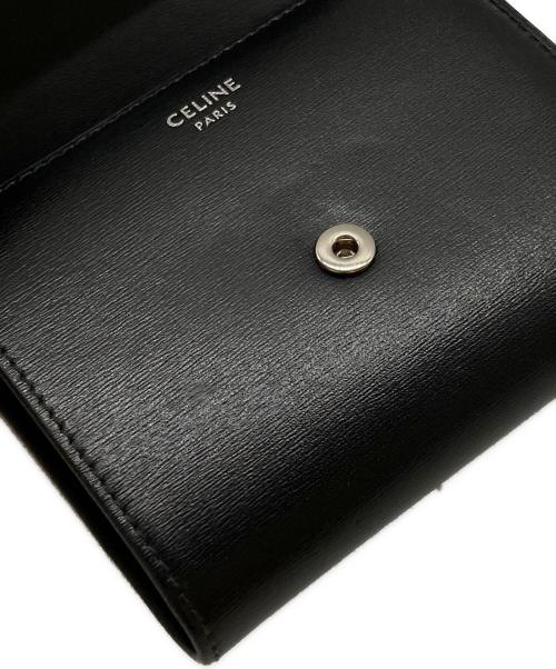 CELINE（セリーヌ）CELINE (セリーヌ) スモール フラップウォレット ブラックの古着・服飾アイテム
