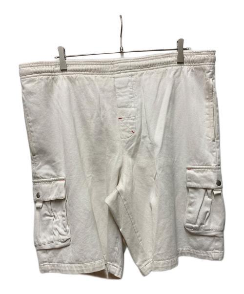 stussy（ステューシー）stussy (ステューシー) ハーフパンツ ホワイト サイズ:Lの古着・服飾アイテム