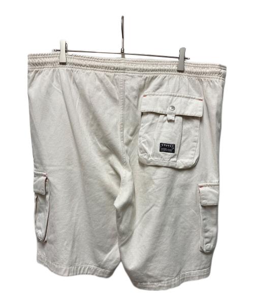 stussy（ステューシー）stussy (ステューシー) ハーフパンツ ホワイト サイズ:Lの古着・服飾アイテム