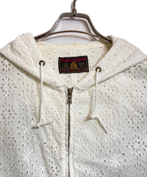 Hysteric Glamour（ヒステリックグラマー）Hysteric Glamour (ヒステリックグラマー) レースジャケット ホワイト サイズ:FREEの古着・服飾アイテム