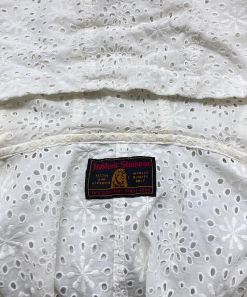 Hysteric Glamour（ヒステリックグラマー）Hysteric Glamour (ヒステリックグラマー) レースジャケット ホワイト サイズ:FREEの古着・服飾アイテム
