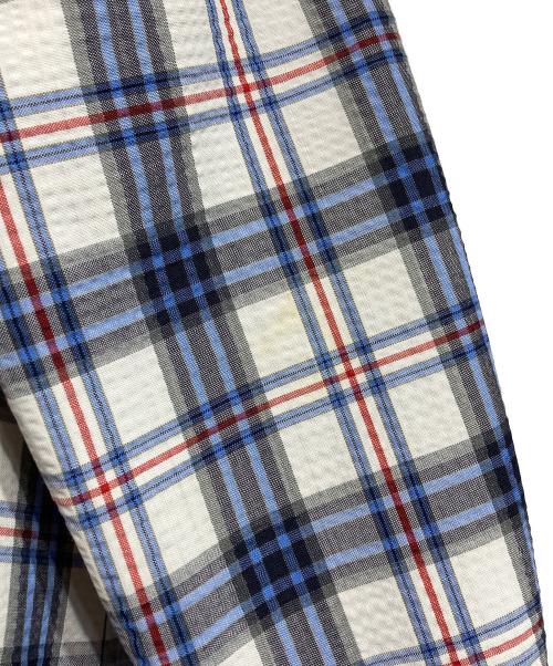 BELPER（ベルパー）BELPER (ベルパー) シアサッカーボウタイシャツ ブルー サイズ:Fの古着・服飾アイテム