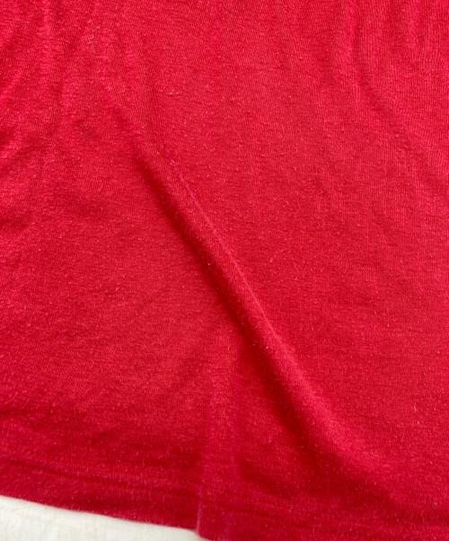 Vivienne Westwood RED LABEL（ヴィヴィアンウエストウッドレッドレーベル）Vivienne Westwood RED LABEL (ヴィヴィアンウエストウッドレッドレーベル) プリントカットソー レッド サイズ:3の古着・服飾アイテム