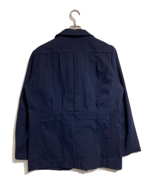 GANGSTERVILLE（ギャングスタービル）GANGSTERVILLE (ギャングスタービル) コットンウールサージテーラードジャケット ネイビー サイズ:XLの古着・服飾アイテム