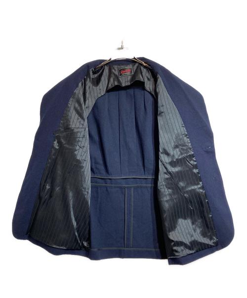 GANGSTERVILLE（ギャングスタービル）GANGSTERVILLE (ギャングスタービル) コットンウールサージテーラードジャケット ネイビー サイズ:XLの古着・服飾アイテム