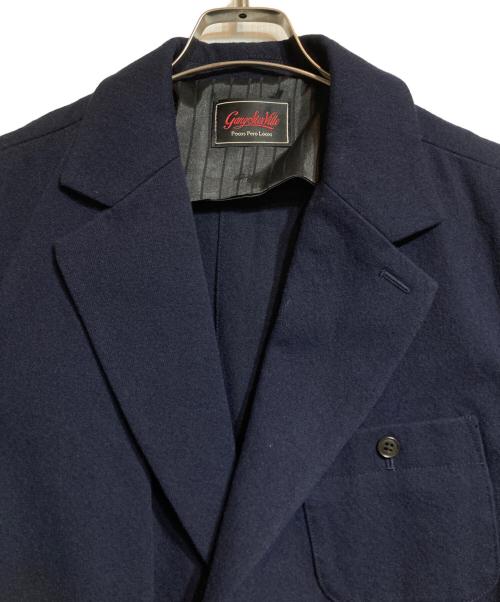 GANGSTERVILLE（ギャングスタービル）GANGSTERVILLE (ギャングスタービル) コットンウールサージテーラードジャケット ネイビー サイズ:XLの古着・服飾アイテム